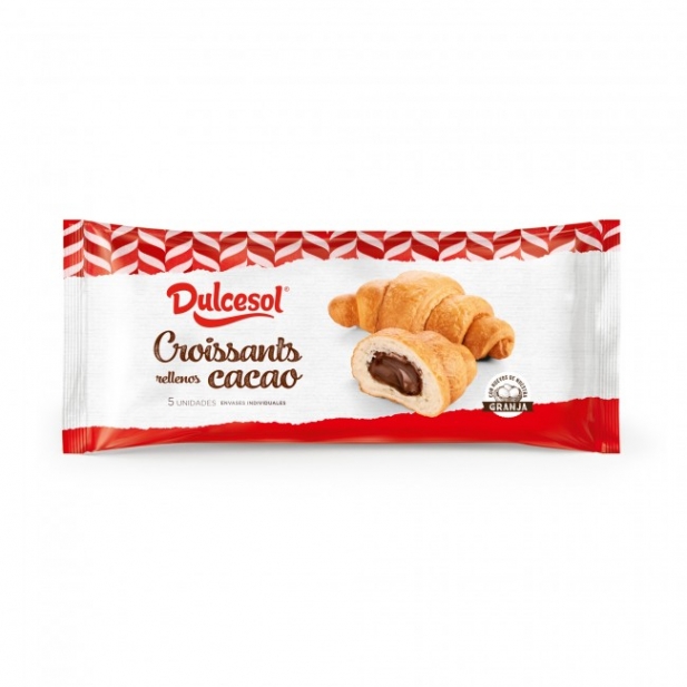 Dulcesol Croissants Rellenos Cacao 225g (July 23) RRP £1 CLEARANCE XL 59p or 2 for £1